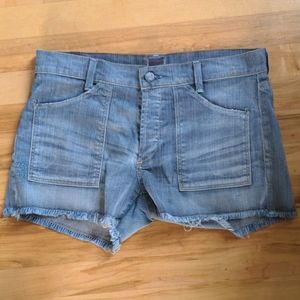 NWOT Citizens of Humanity Distressed HW Shorts 27